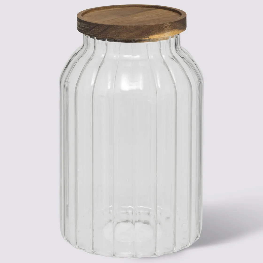 5five Bocal en verre 3L, Acacia