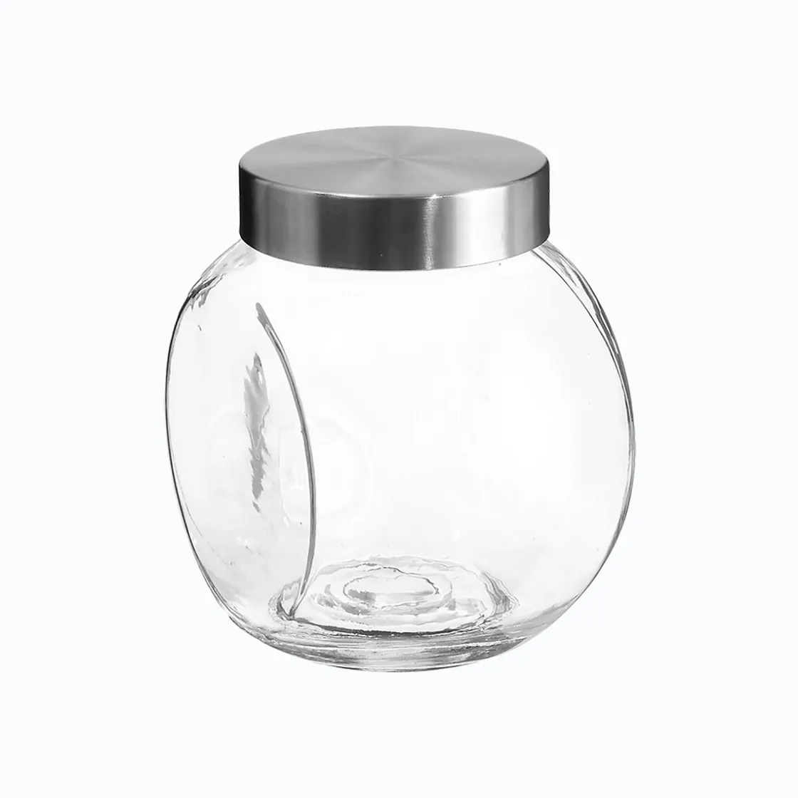 5five Bocal verre à bonbons couvercle inox 650ml