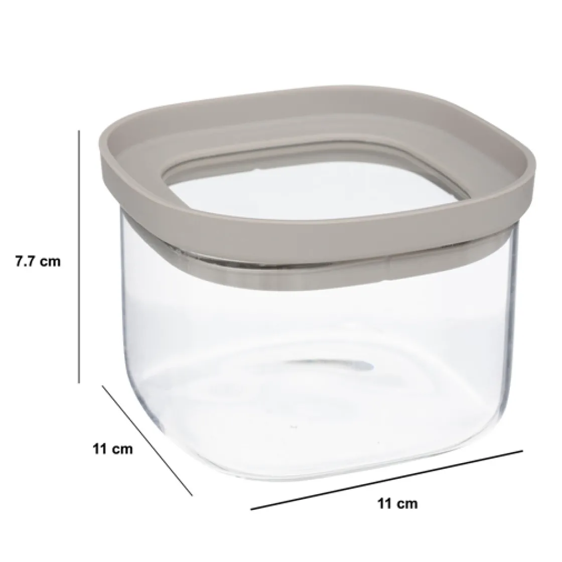 5five Bocal verre avec couvercle hermétique 0,4L