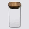 5five Bocal verre couvercle acacia 1,3L