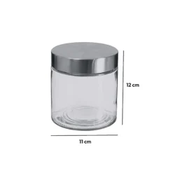 5five Bocal verre couvercle inox 0,75L