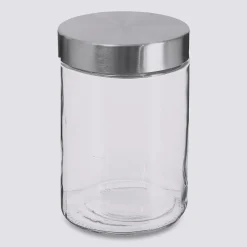 5five Bocal verre couvercle inox 1,2L