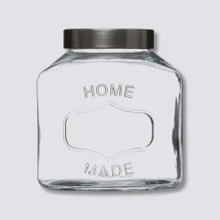 5five Bocal verre couvercle inox 1L