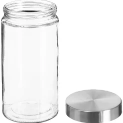 5five Bocal verre couvercle inox 1,7L
