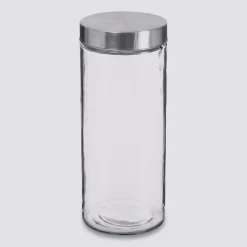 5five Bocal verre couvercle inox 2L