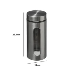 5five Bocal verre et inox 1,25L