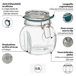 5five Bocal verre 0,5L