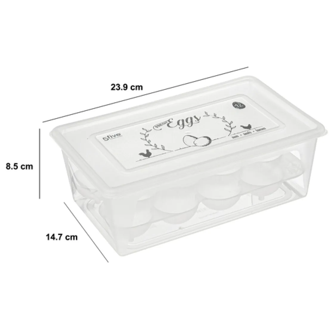 5five Boite de rangement 12 oeufs