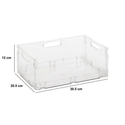 5five Boite de rangement pliable et empilable, 7,5L