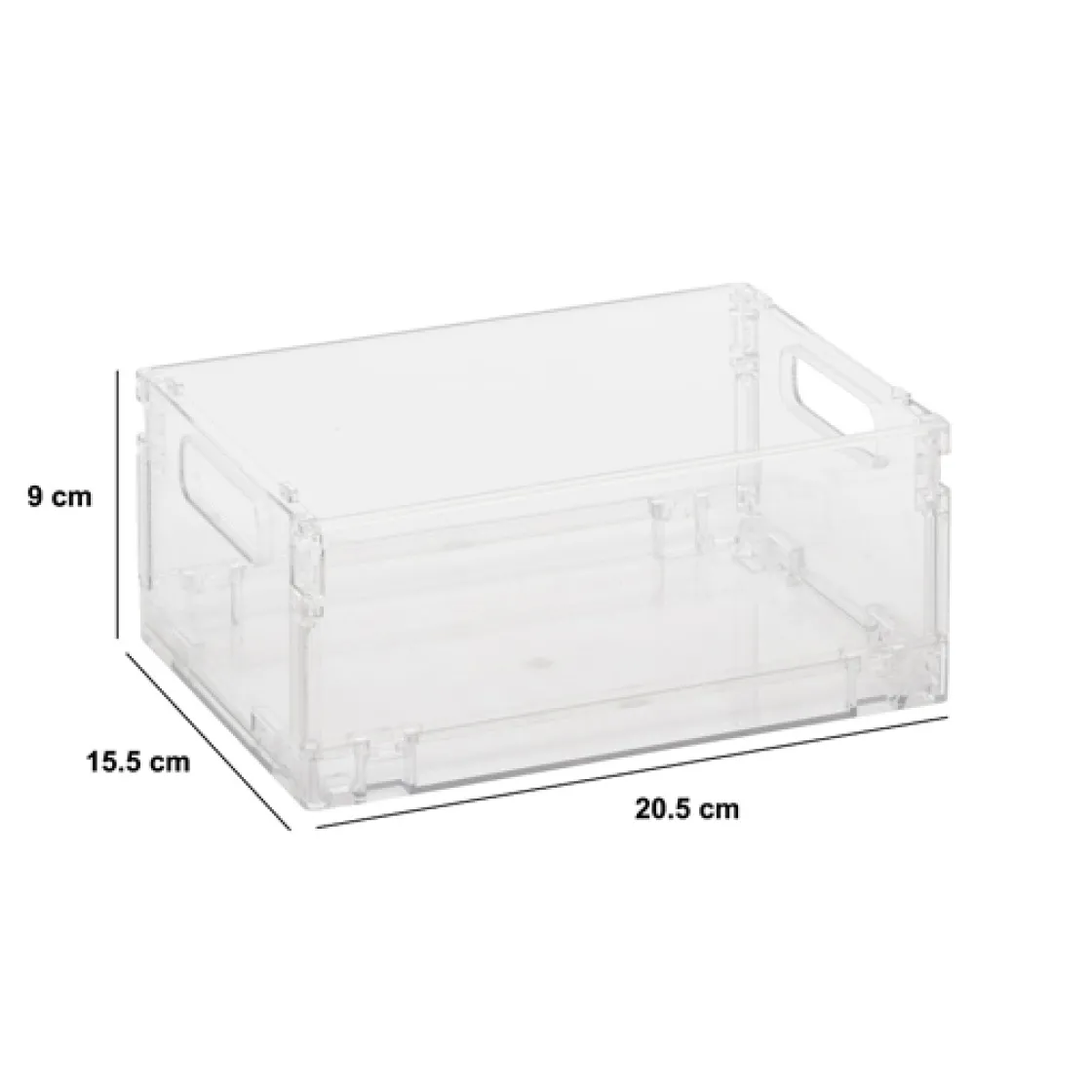 5five Boite de rangement pliable et empilable, 2,8L