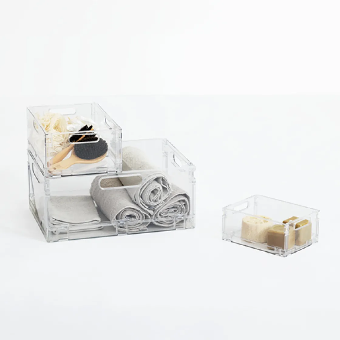 5five Boite de rangement pliable et empilable, 2,8L