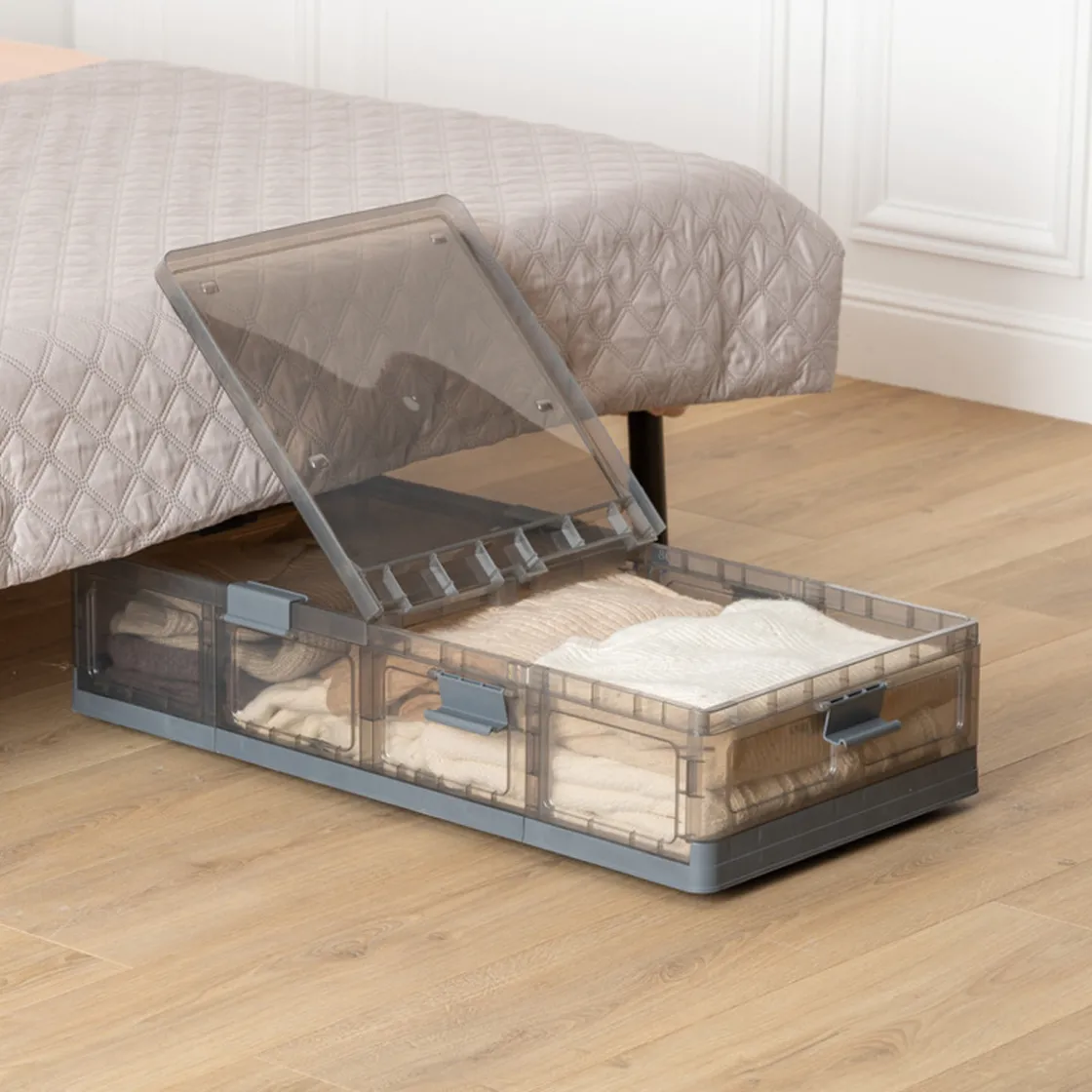 5five Boite de rangement pliable en plastique, 55L