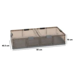 5five Boite de rangement pliable en plastique, 55L