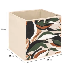 5five Boite de rangement 31x31 cm, Beige