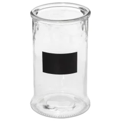 5five Bonbonnière en verre avec ardoise 1,6L