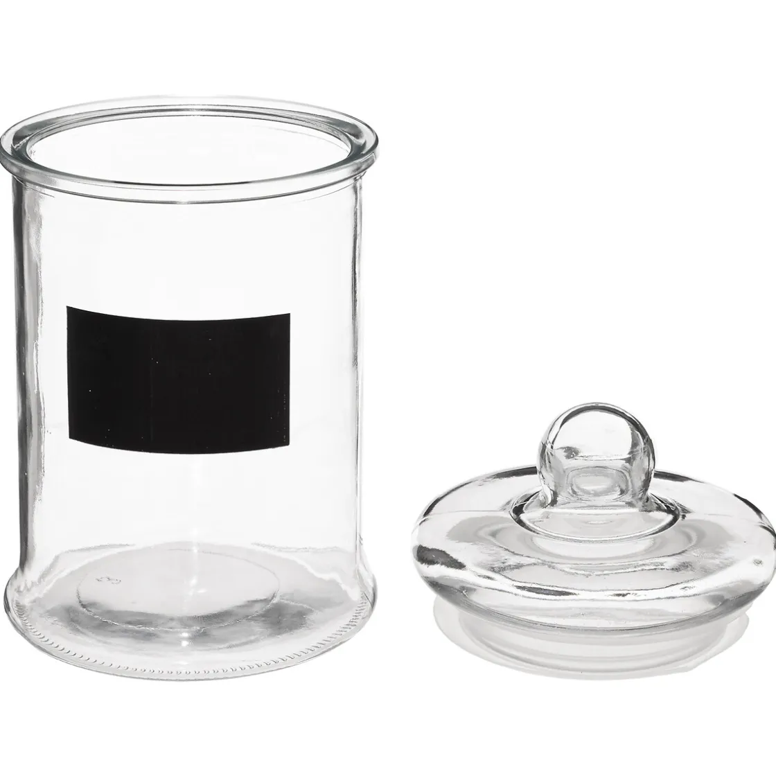 5five Bonbonnière en verre avec ardoise 1,2L