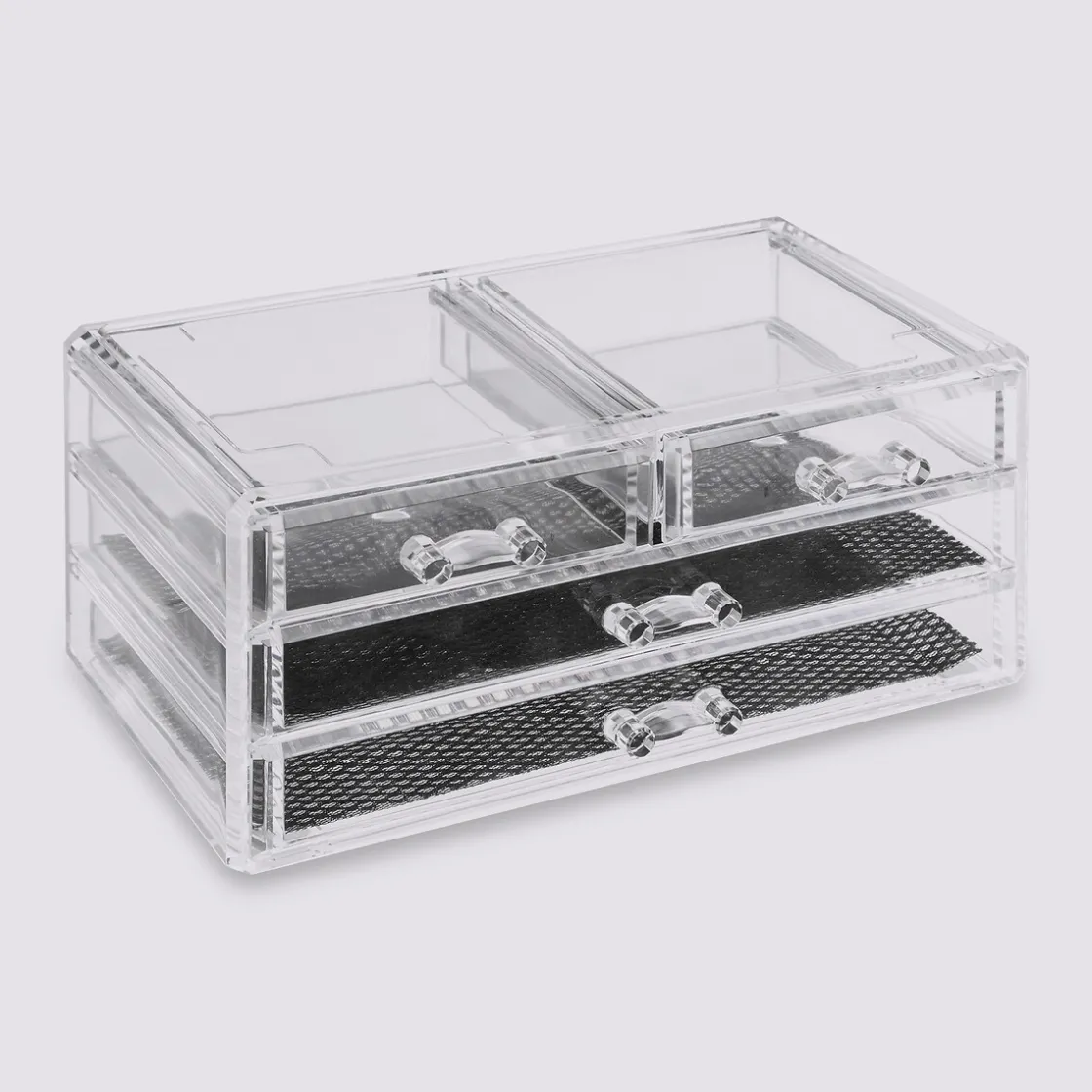 5five Boîte à bijoux 4 tiroirs, Transparent