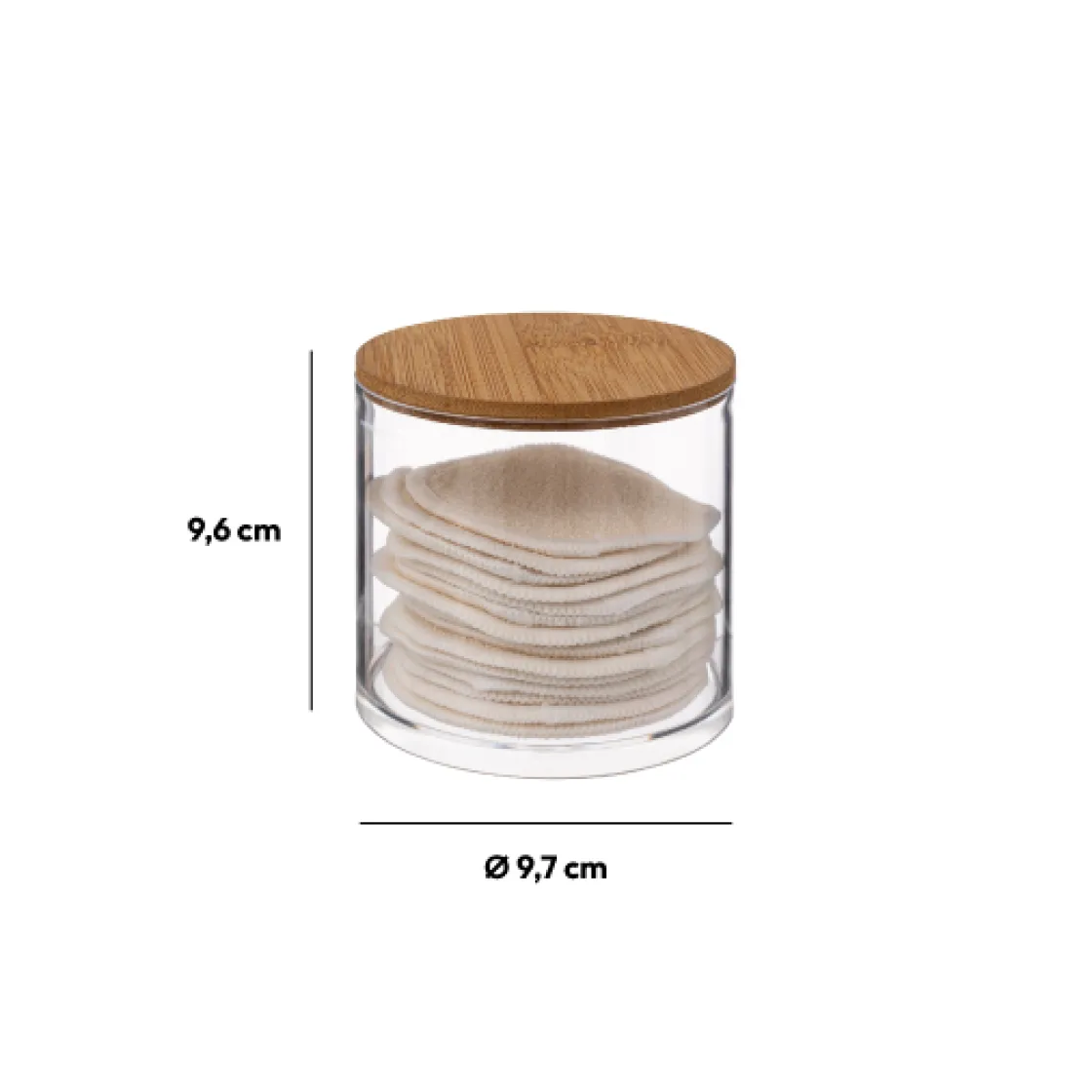 5five Boîte à cotons lavables