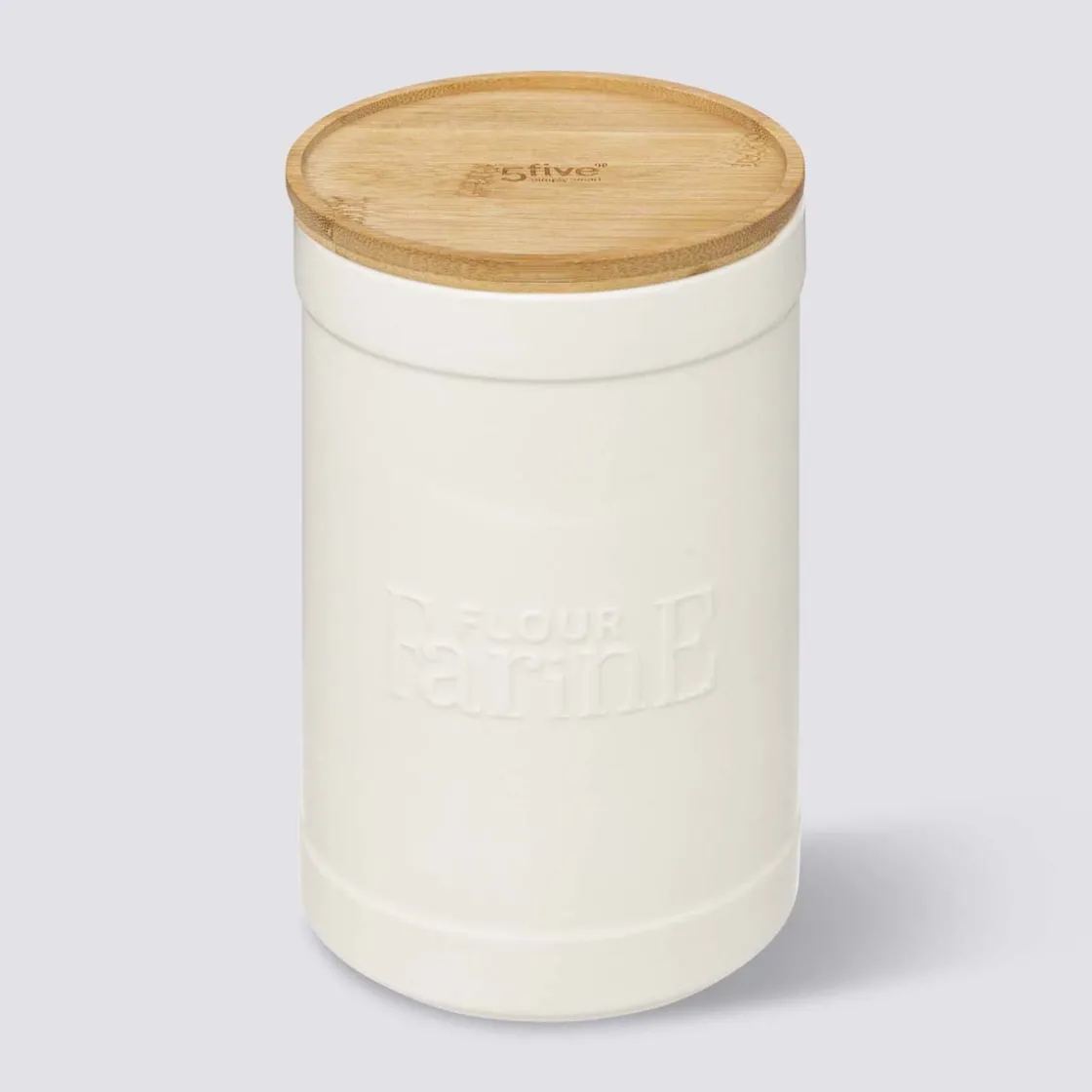 5five Boîte à farine, Céramique blanc