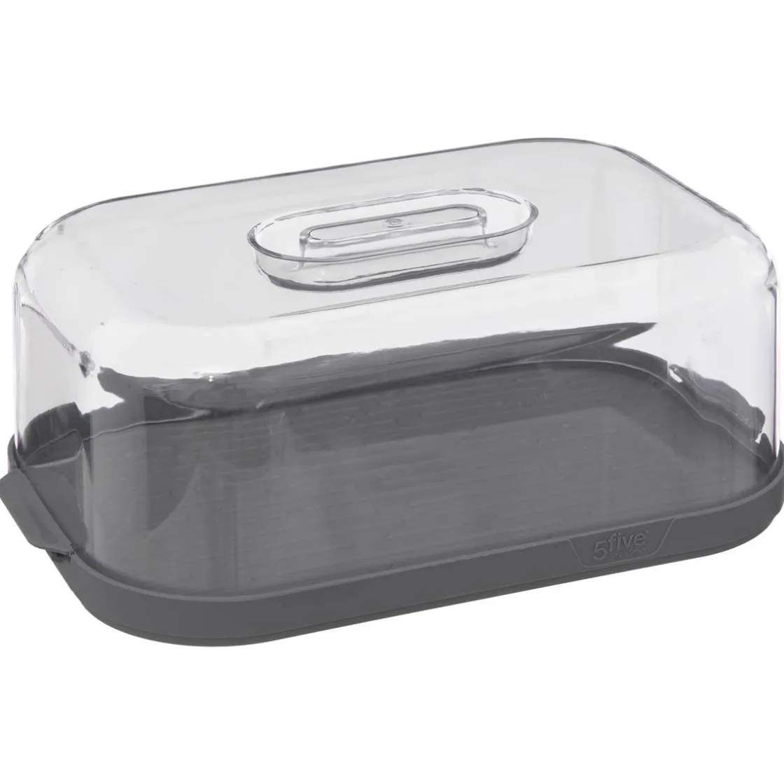 5five Boîte à fromage et beurrier, Gris