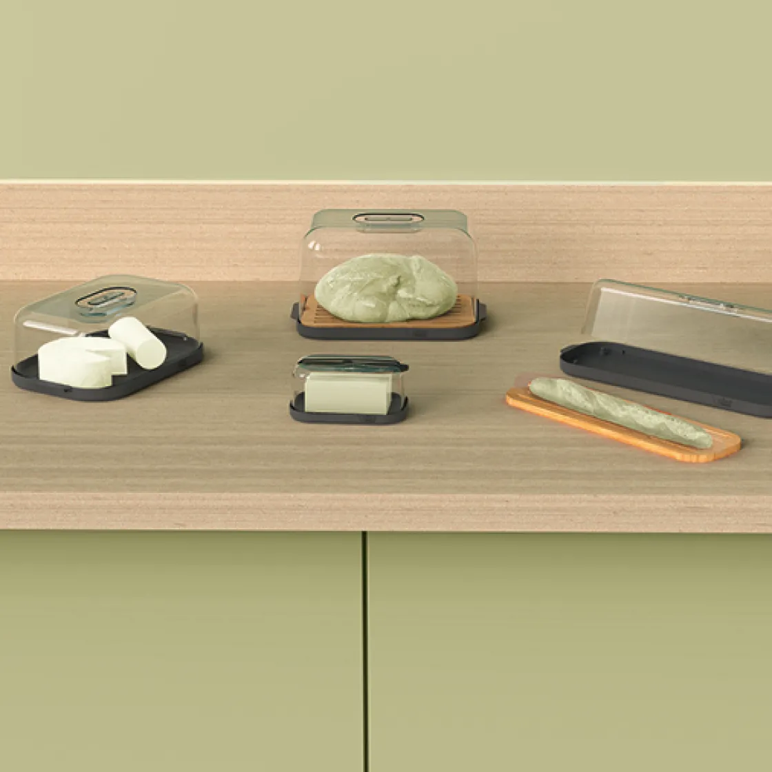 5five Boîte à fromage, Gris