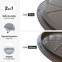 5five Boîte à gateau ronde