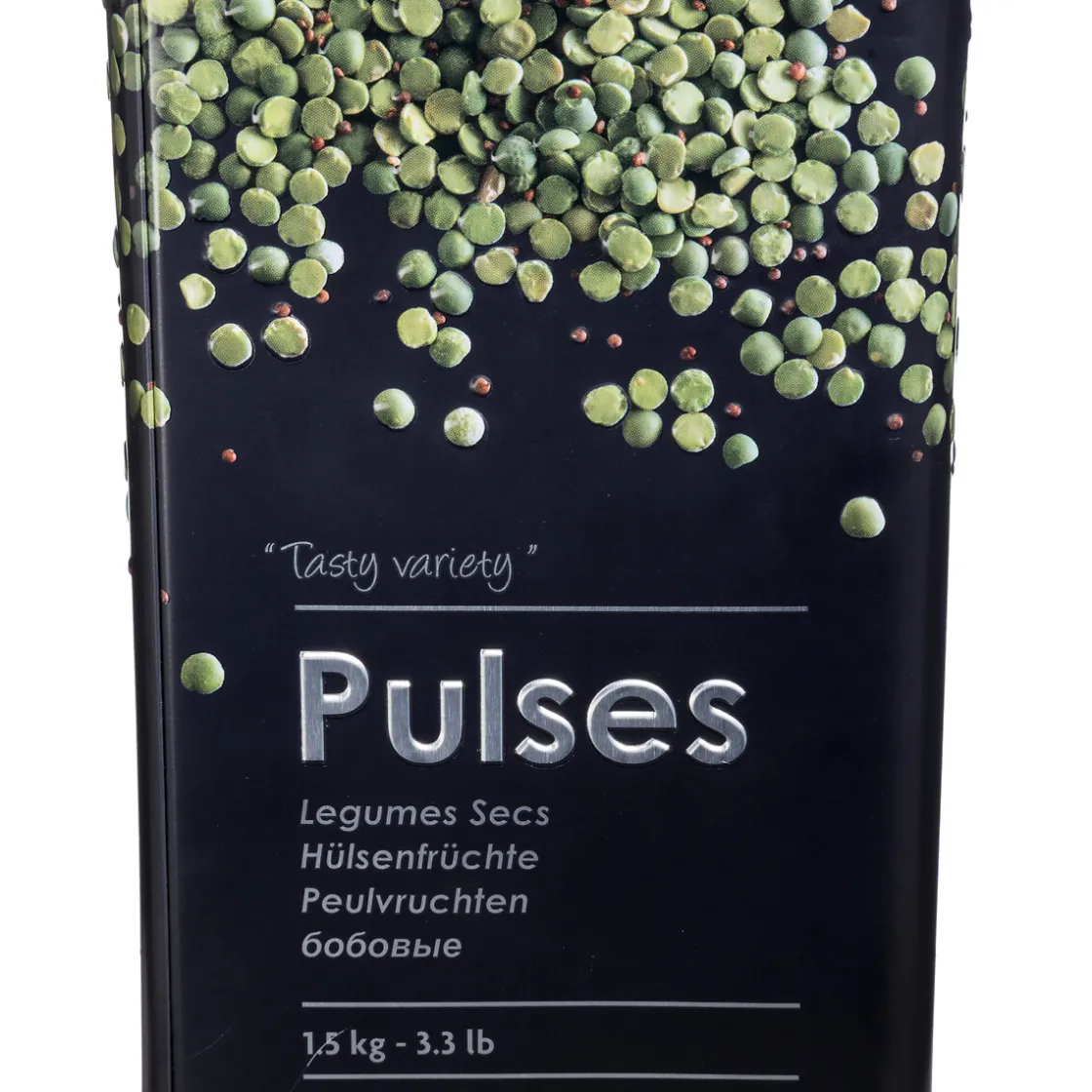 5five Boîte à légumes 1,5kg métal, Noir