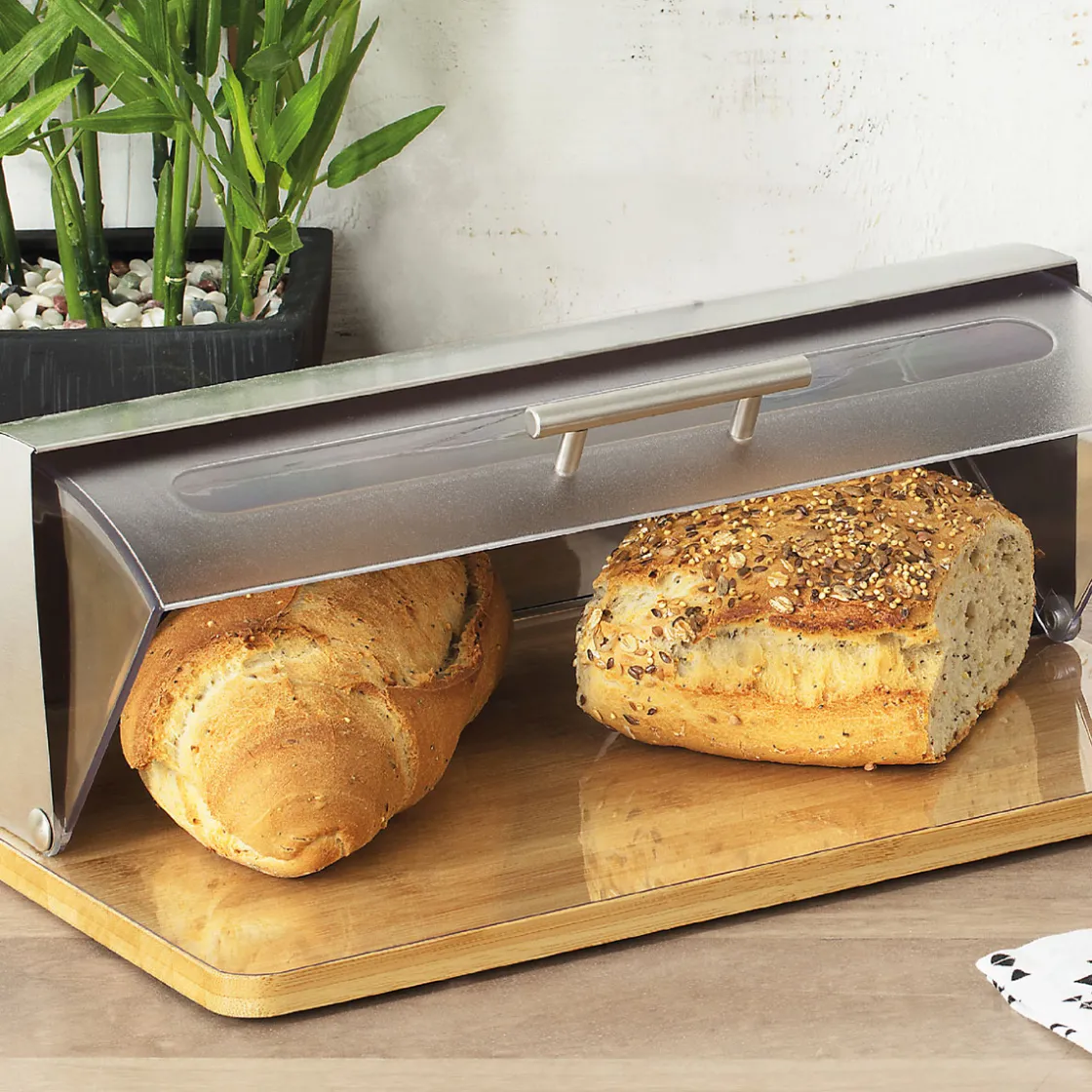 5five Boîte à pain bambou 37cm