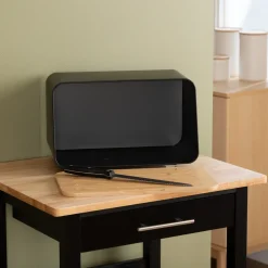 5five Boîte à pain et planche 37cm, Noir