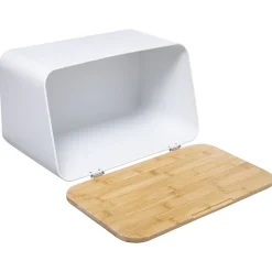 5five Boîte à pain et planche 37cm, Blanc