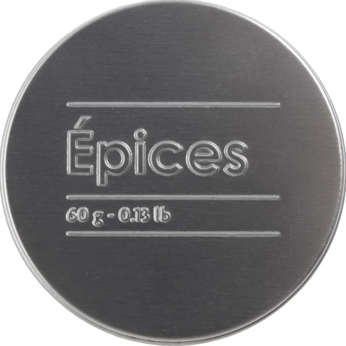 5five Boîte à épices 60g métal, Noir