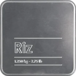 5five Boîte à riz en métal, Noir