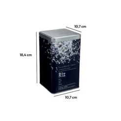 5five Boîte à riz en métal, Noir