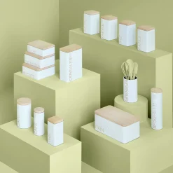 5five Boîte à spaghettis métal, Blanc