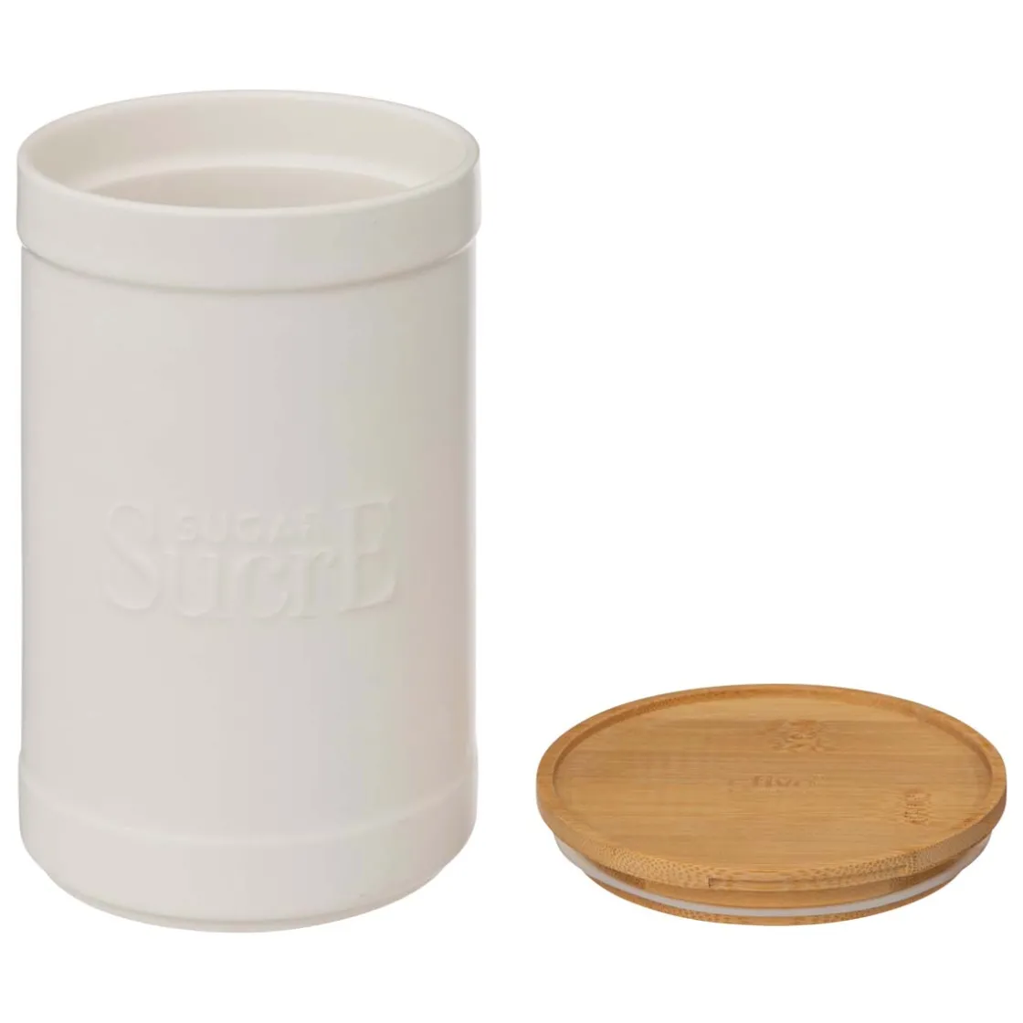 5five Boîte à sucre, Céramique blanc