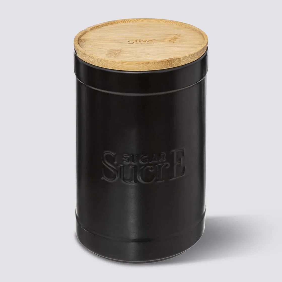 5five Boîte à sucre, Céramique noir