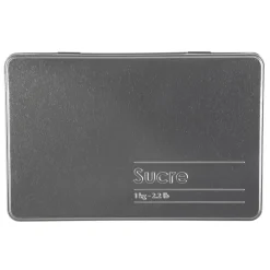 5five Boîte à sucre morceaux métal, Noir