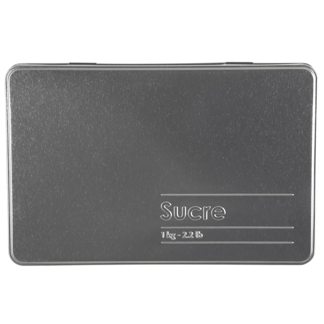 5five Boîte à sucre morceaux métal, Noir