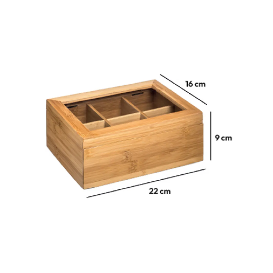 5five Boîte à thé 6 compartiments