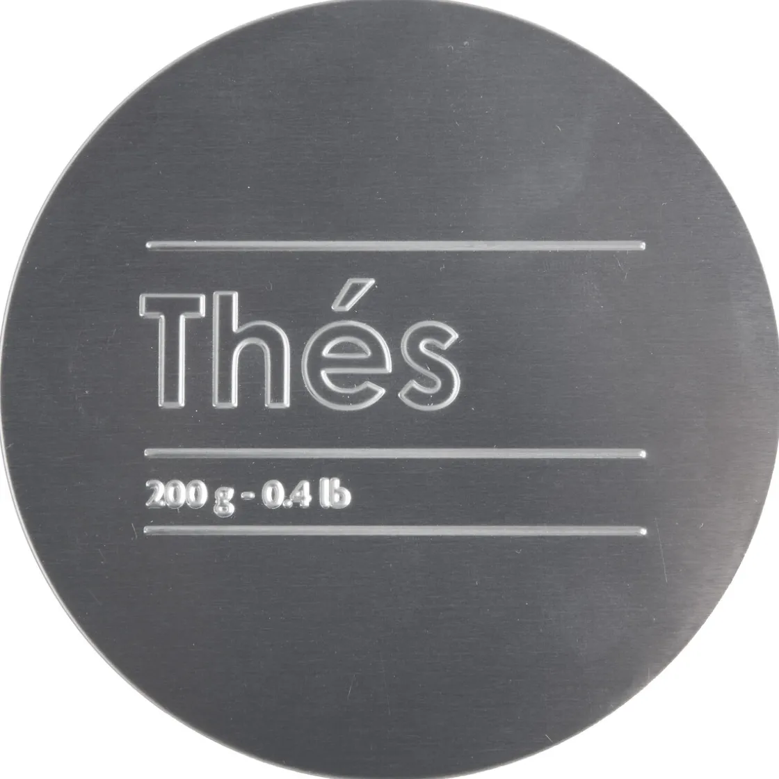 5five Boîte à thé 3 compartiments métal, Noir