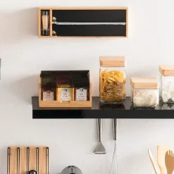 5five Boîte à thé 6 compartiments, Noir