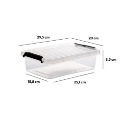 5five Boîte basse avec couvercle 3L