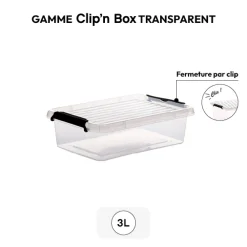 5five Boîte basse avec couvercle 3L