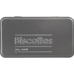 5five Boîte biscotte métall, Noir
