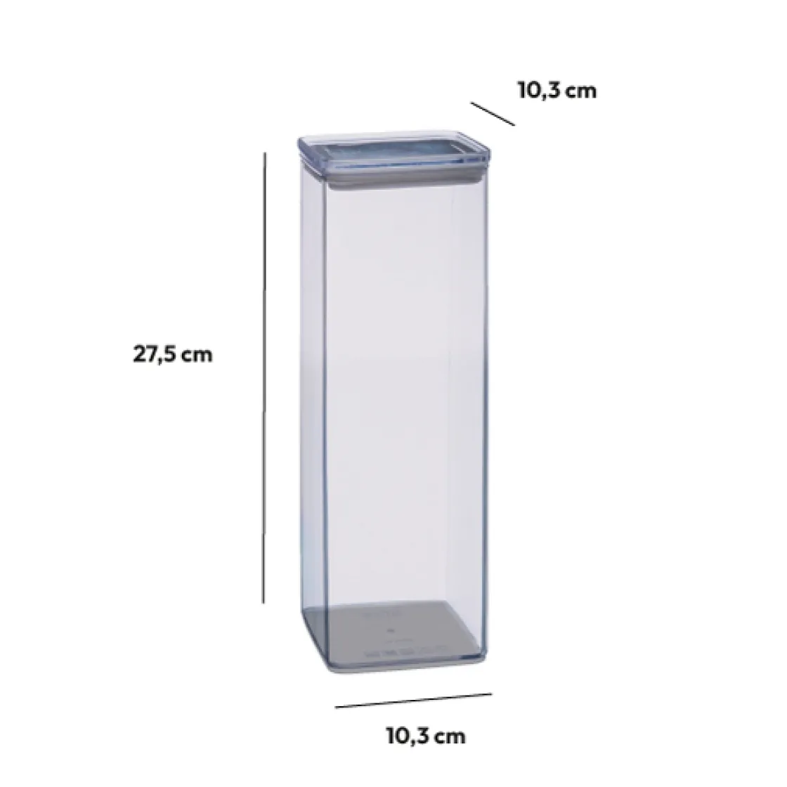 5five Boîte carrée hermétique 2L