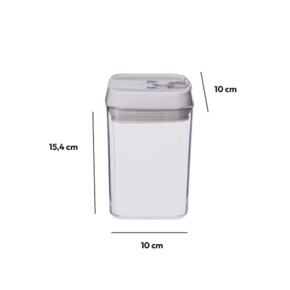 5five Boîte carrée hermétique 0,8L