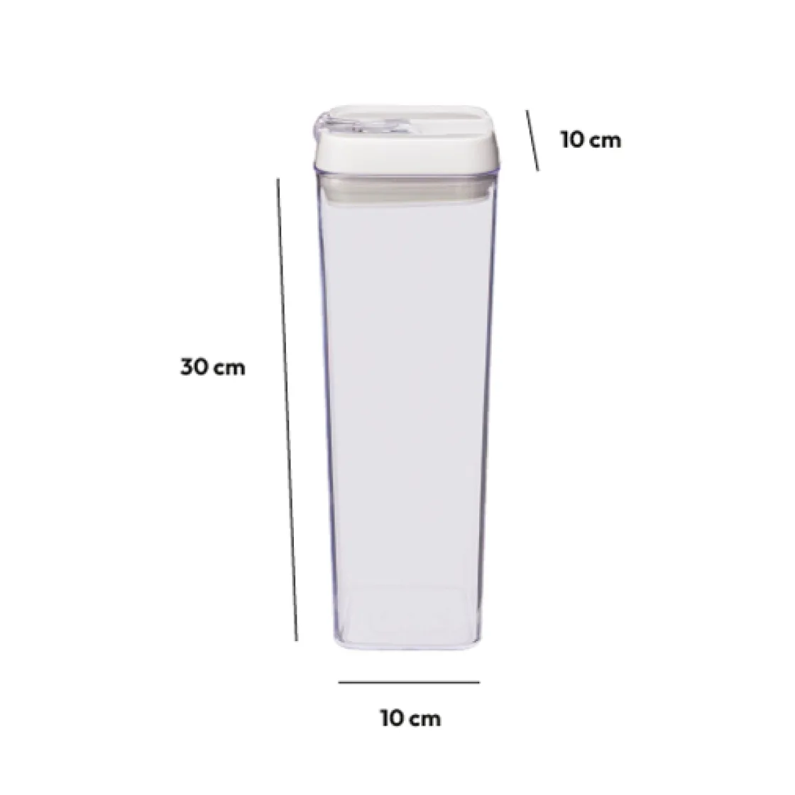 5five Boîte carrée hermétique 1,7L