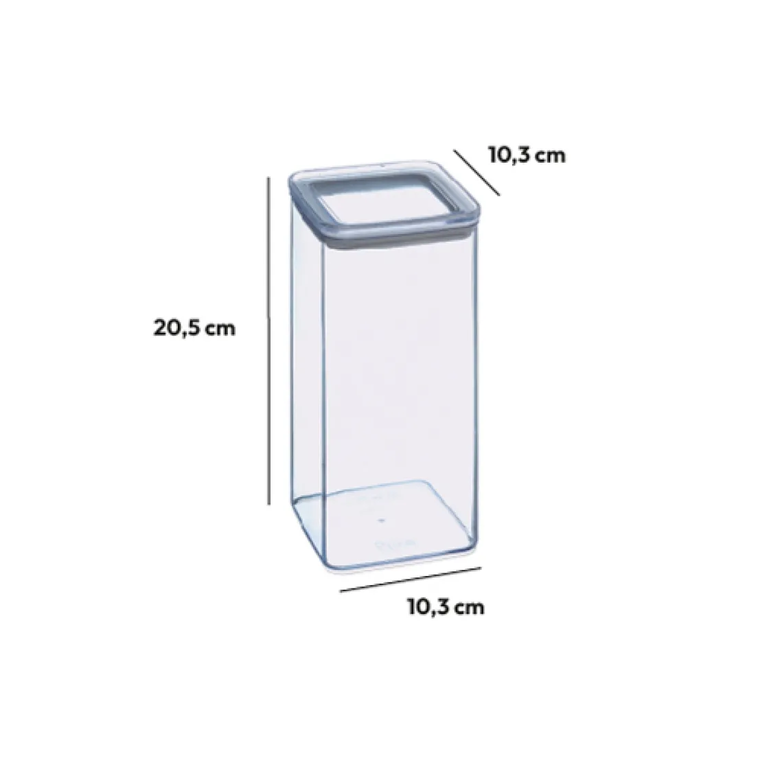 5five Boîte carrée hermétique 1,5L