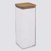 5five Boîte de conservation carrée couvercle bambou, 2L