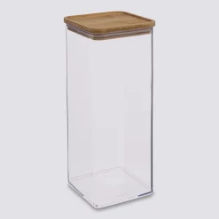 5five Boîte de conservation carrée couvercle bambou, 2L